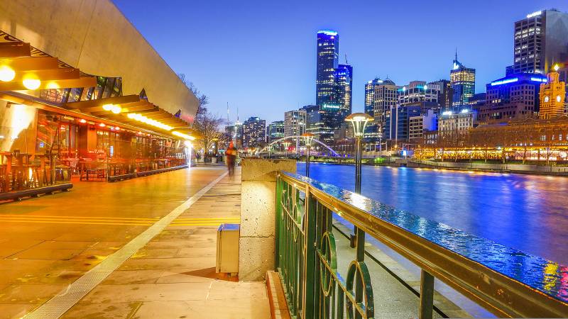 Australien-Melbourne-Bahnhof