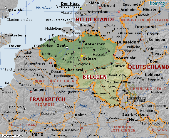 Belgien Nachbarstaaten
