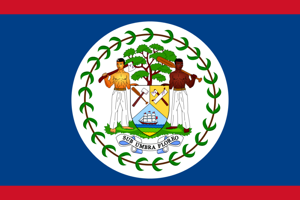 Belize-Flagge