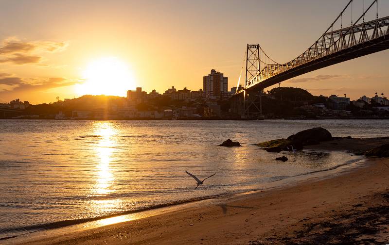 Brasilien-Florianopolis-Brücke