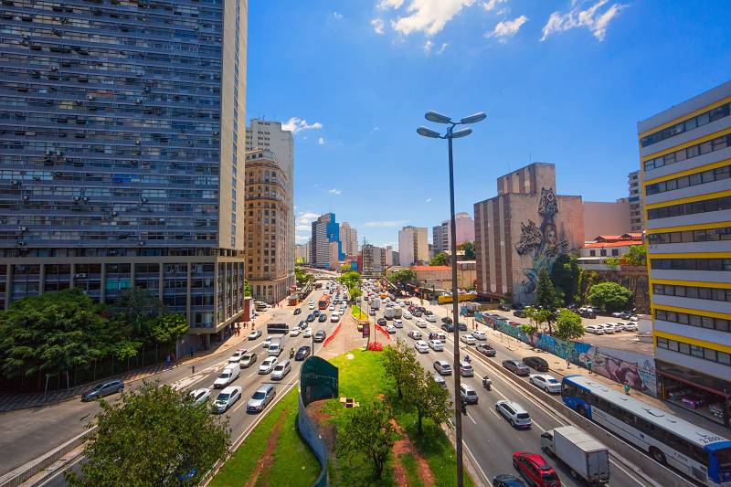 Brasilien-Sao Paulo-Stadtbild