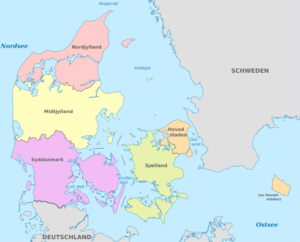 Regionen Dänemarks