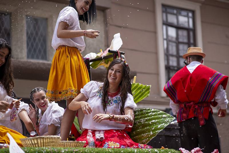 Parade / Karneval in Ecuador