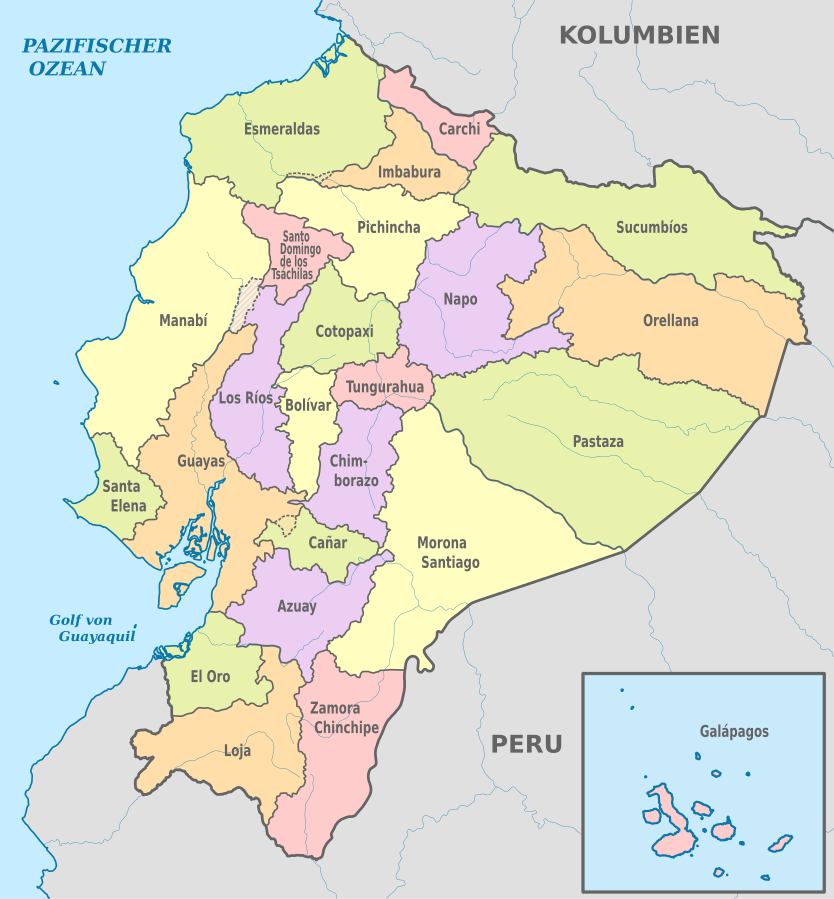Ecuador Provinzen