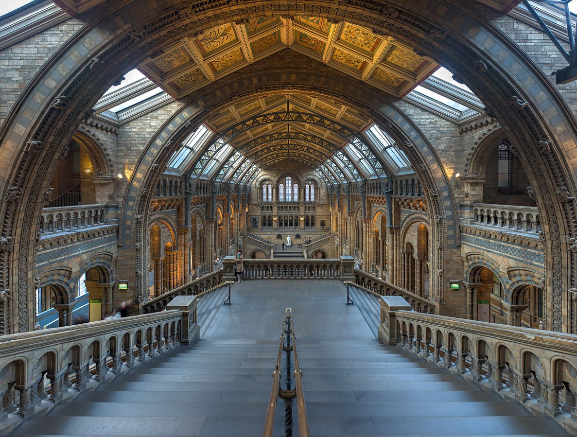 England London Natural History Museum Haupthalle
