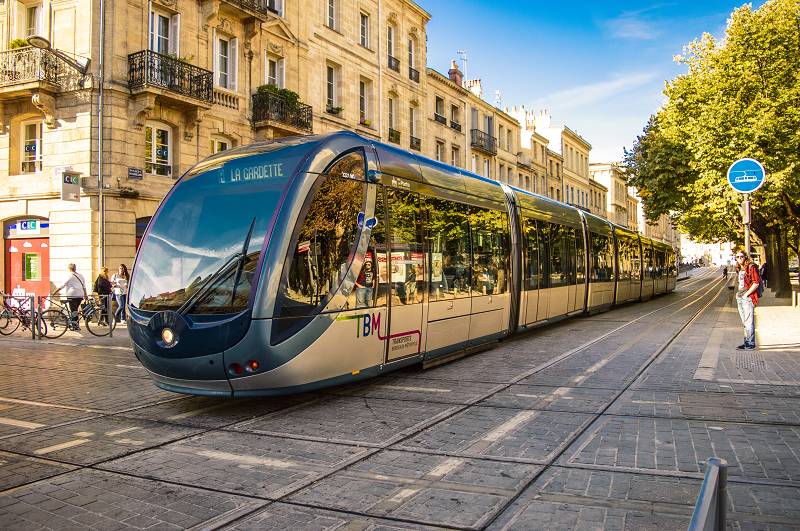Stadtbild in Bordeaux, Frankreich