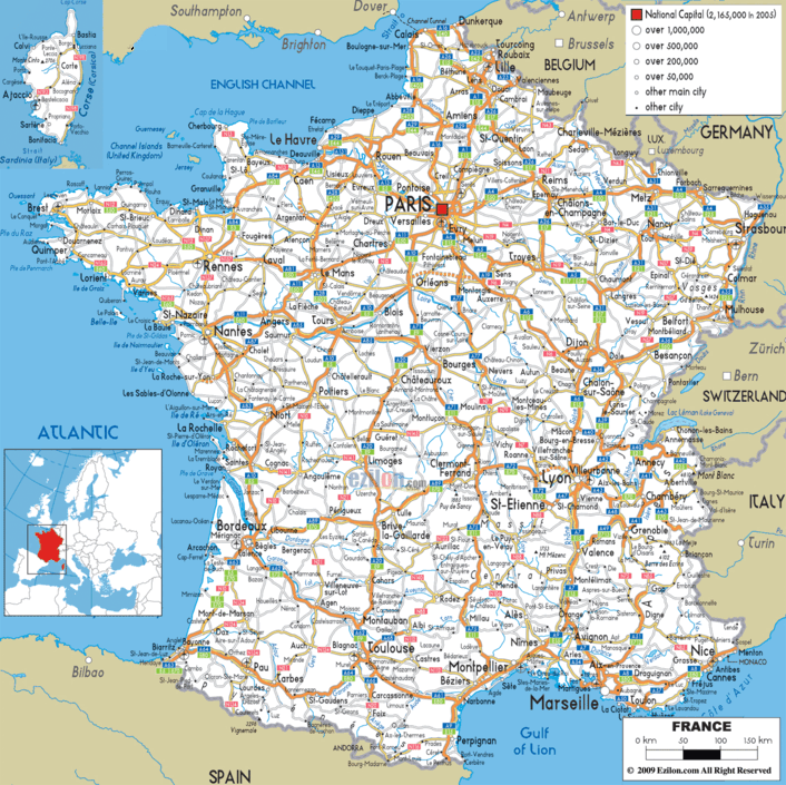 Frankreich Karte / Corona Karte Frankreich Departement