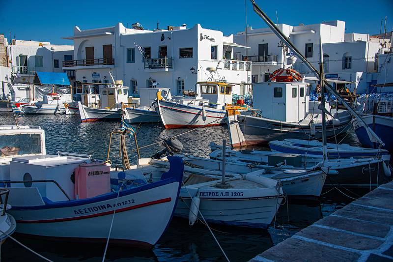 Griechenland-Paros-Hafen