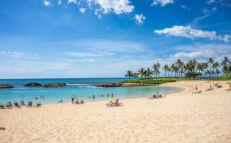 Strand bei Ko Olina auf O'ahu, Hawaii