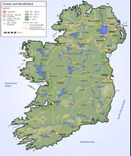 Irland Karten