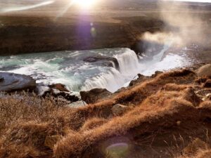 Island Gullfoss Wasserfall