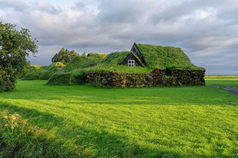 Traditionelle Häuser auf Island Traditionelle Häuser auf Island