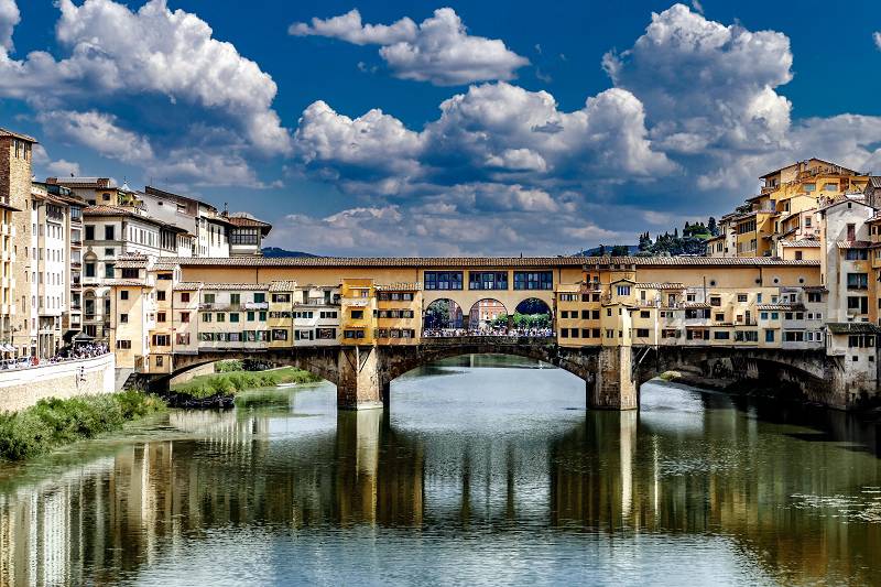 Brücke in Florenz, Italien