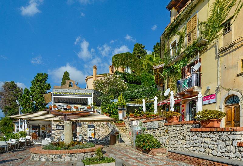 Taormina auf Sizilien, Italien