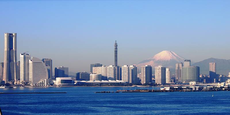 Japan-Yokohama-Berg Fuji