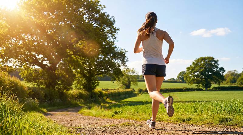 Joggen in der Natur