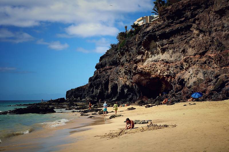 Strand auf Fuerteventura, Kanaren, Spanien