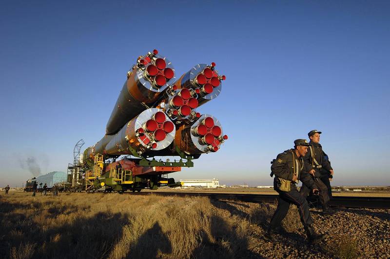 Kasachstan - Sojus-Rakete