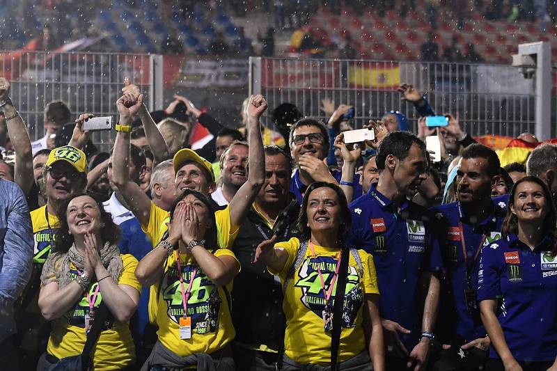 Valentino Rossi Fans in Katar