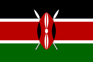 Kenia-Flagge