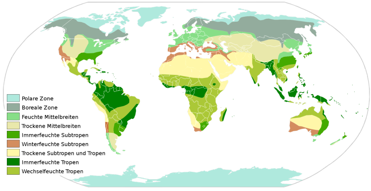 Klimazonen Ökozonen