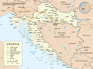 Kroatien Karten