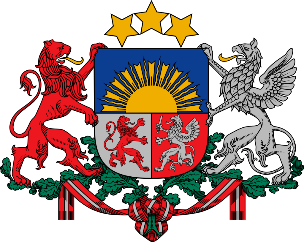 Lettland-Wappen