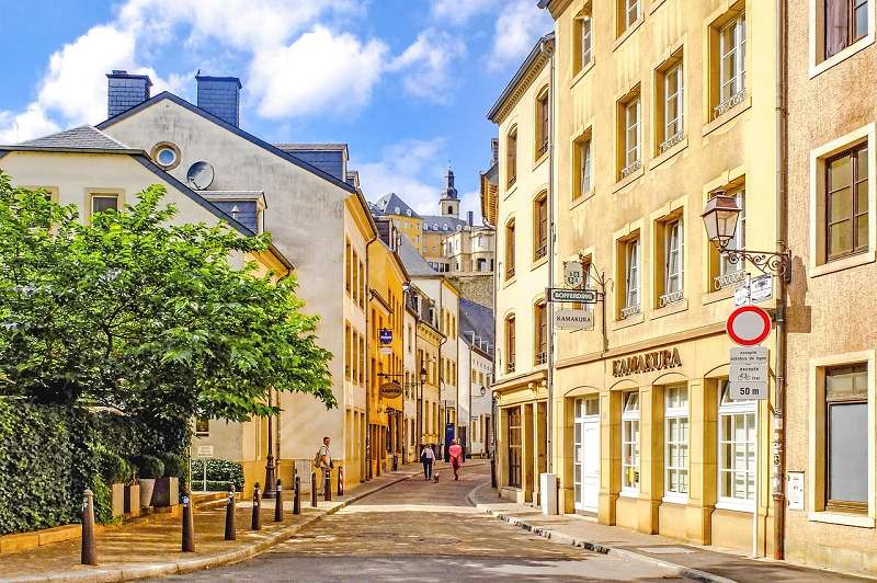 Stadtbild in Luxemburg Stadtbild in Luxemburg