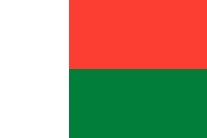 Madagaskar-Flagge