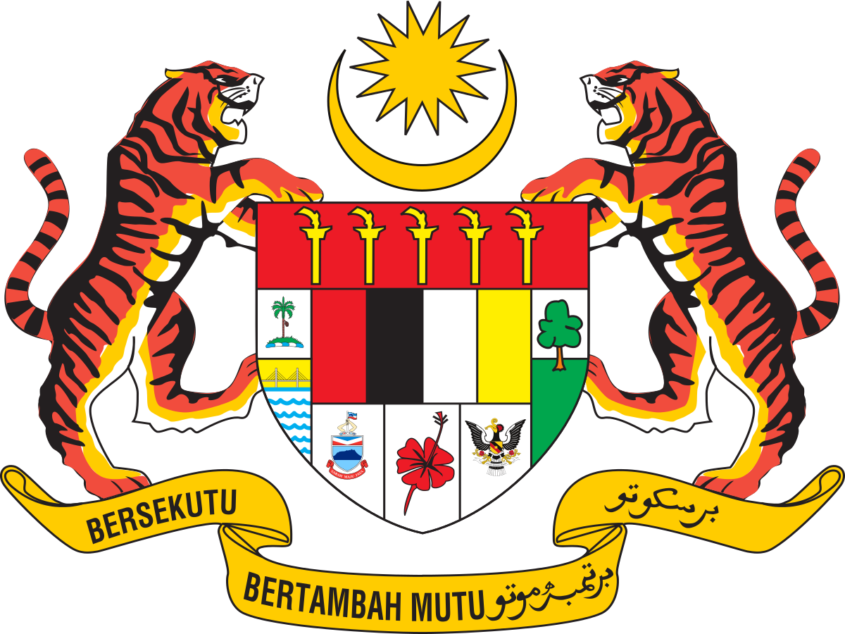 Flagge und Wappen von Malaysia