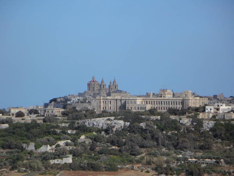 Malta - Mdina - Stadtanblick
