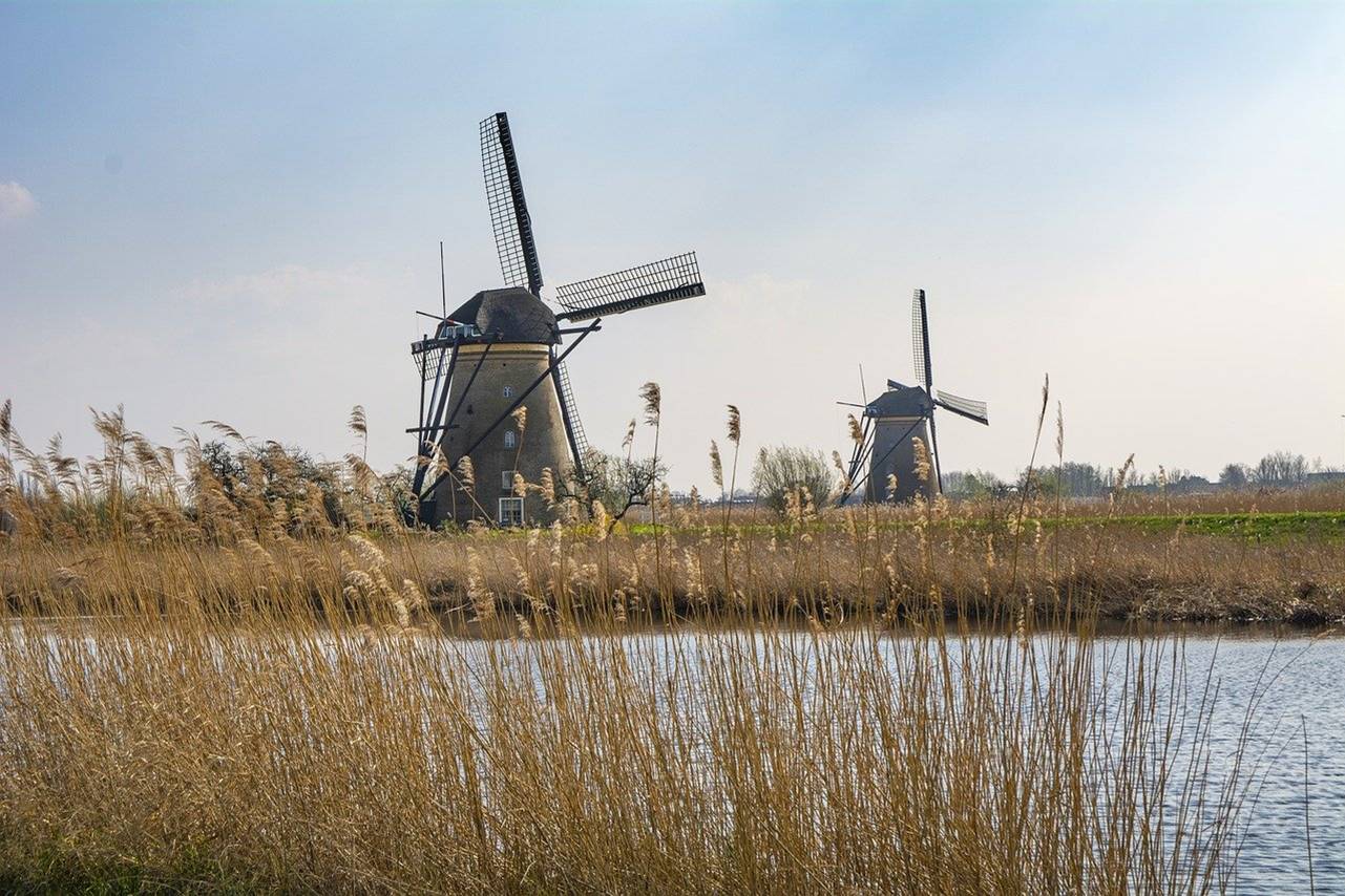Niederlande-Windmühlen