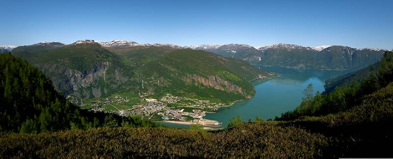 Norwegen-Sognefjord-Panorama