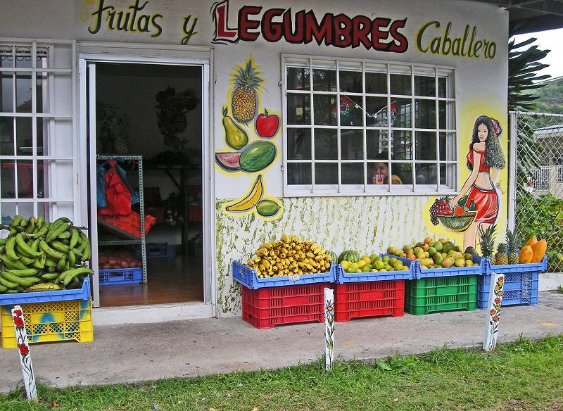 Leben in Panama mit Familie - Fruchtladen
