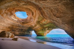 Portugal Algarve Benagil Höle