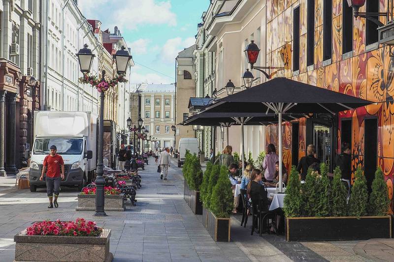 In der Altstadt von Moskau