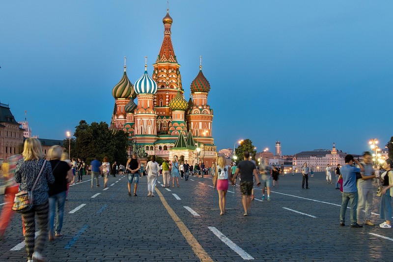St. Basilius Kathedrale in Moskau, Russland