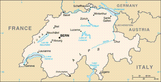 Schweiz - Nachbarstaaten