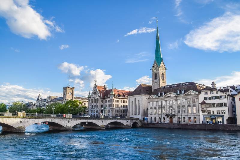Stadtbild von Zürich