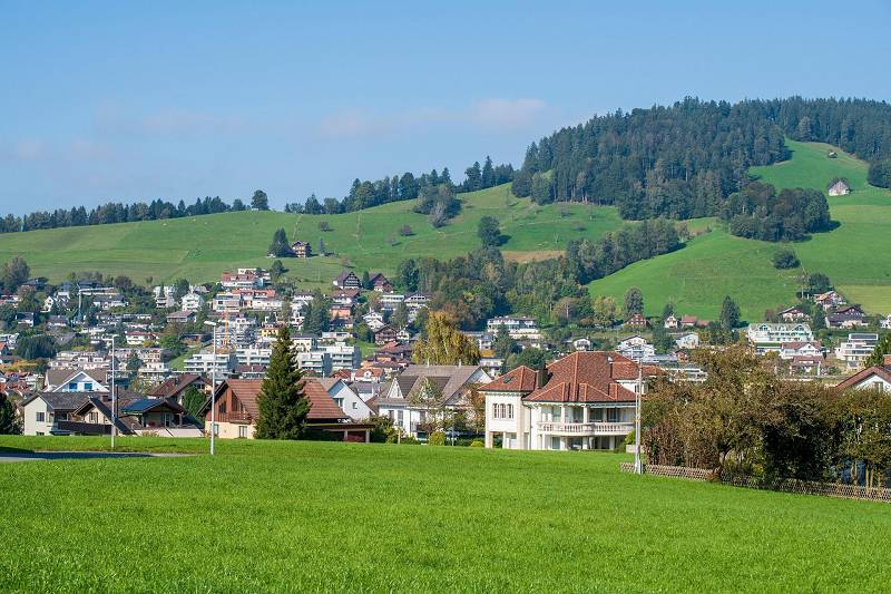 Unterägeri im Kanton Zug, Schweiz