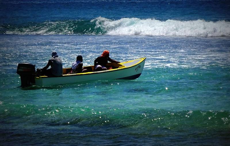 Fischer auf den Seychellen Fischer auf den Seychellen