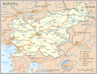 Slowenien Karten
