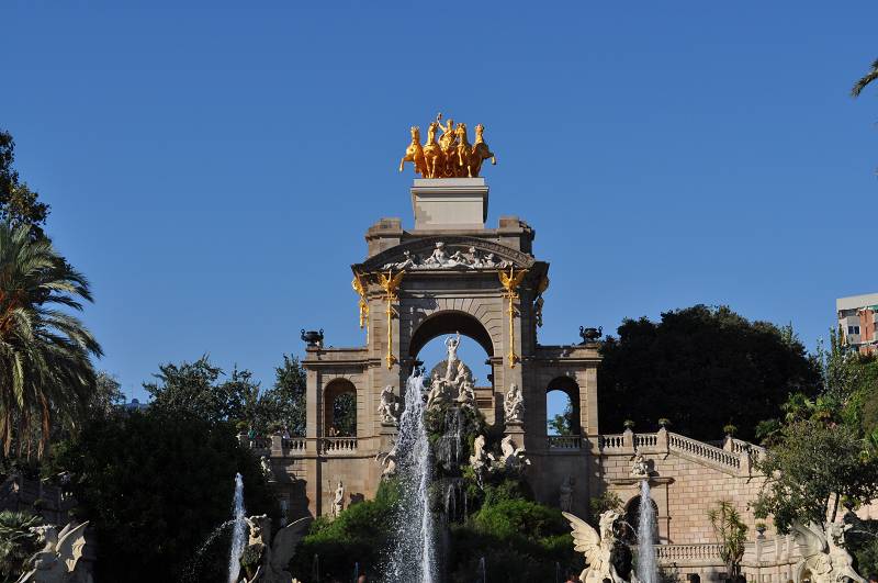 Zitadelle in Barcelona, Spanien