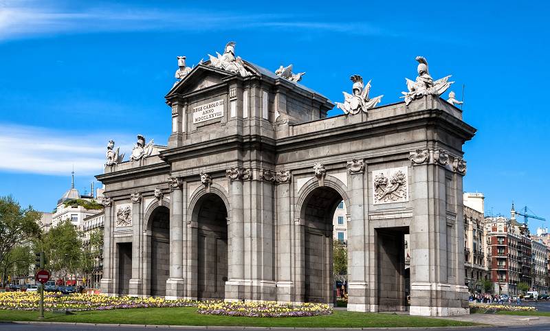 Puerta De Alcala in Madrid, Spanien