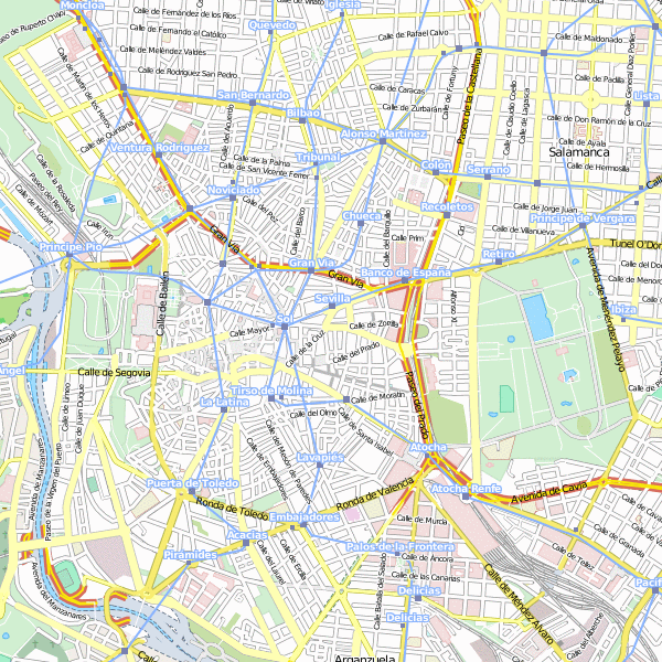 Madrid Stadtplan