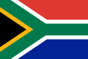 Suedafrika-Flagge