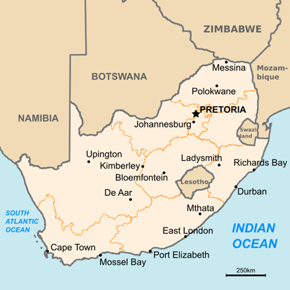 Südafrika Nachbarländer