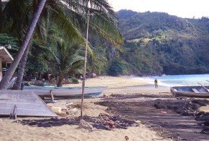 Castara Strand auf Tobago