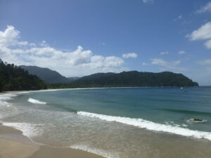 Las Cuevas Bucht auf Trinidad