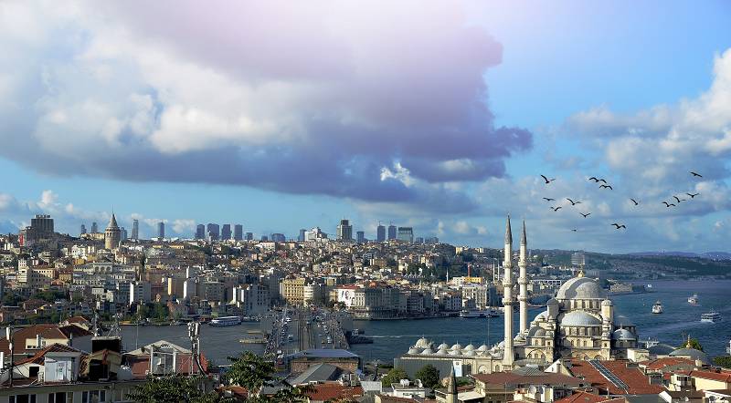 Stadtbild von Istanbul, Türkei
